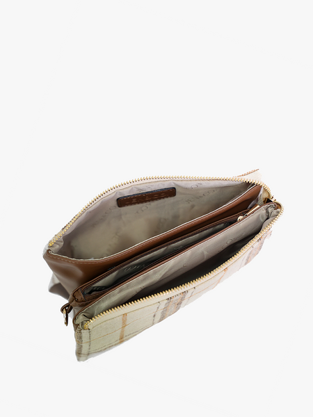 Riley Woven Arrowhead 3 Compartment Crossbody - More Colors!
