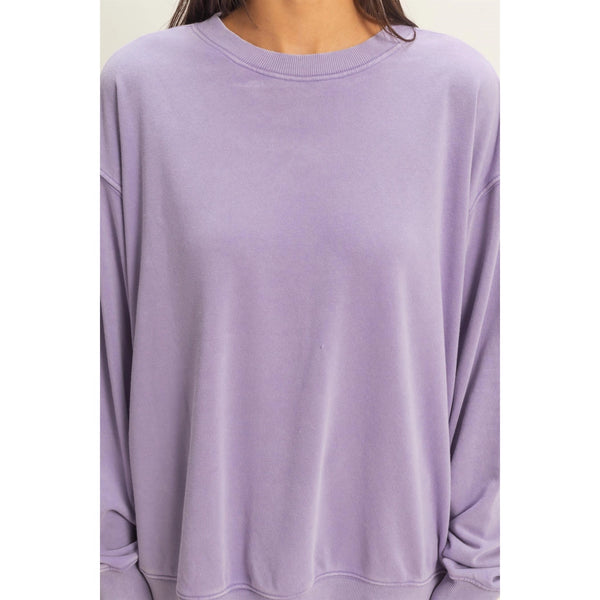 Island Orchid Mineral Washed Sweatshirt