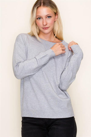 Heather Grey Everyday Sweater