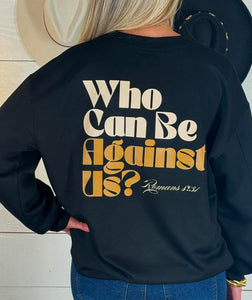 "If God Is For Us" Graphic Scuba Pullover