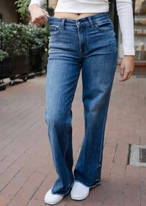 Judy Blue Wide Leg Jeans With Tint