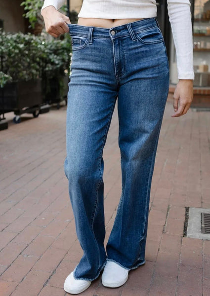 Judy Blue Wide Leg Jeans With Tint