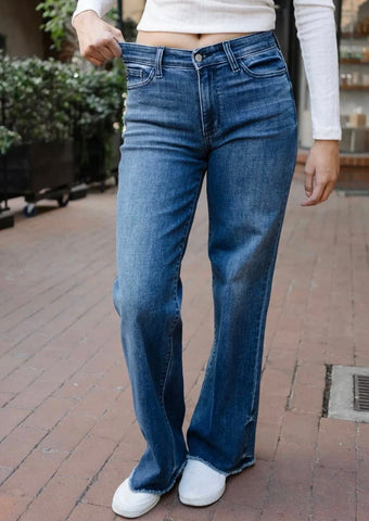 Judy Blue Wide Leg Jeans With Tint
