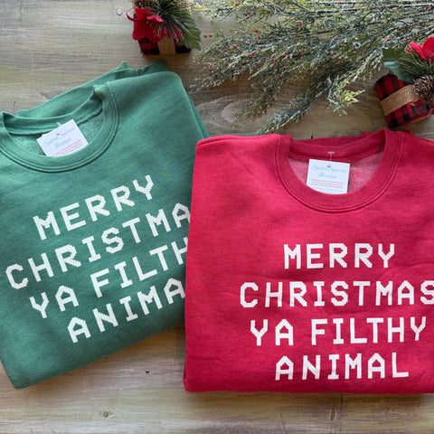 Cranberry Filthy Animal Graphic Sweatshirt