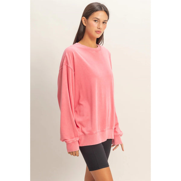 Pink Sands Mineral Washed Sweatshirt