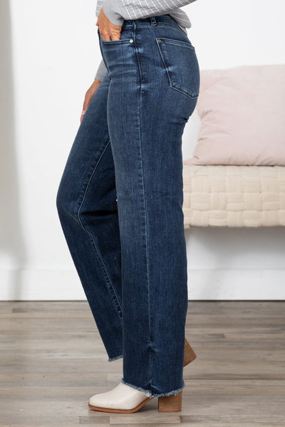 Judy Blue Wide Leg Jeans With Tint