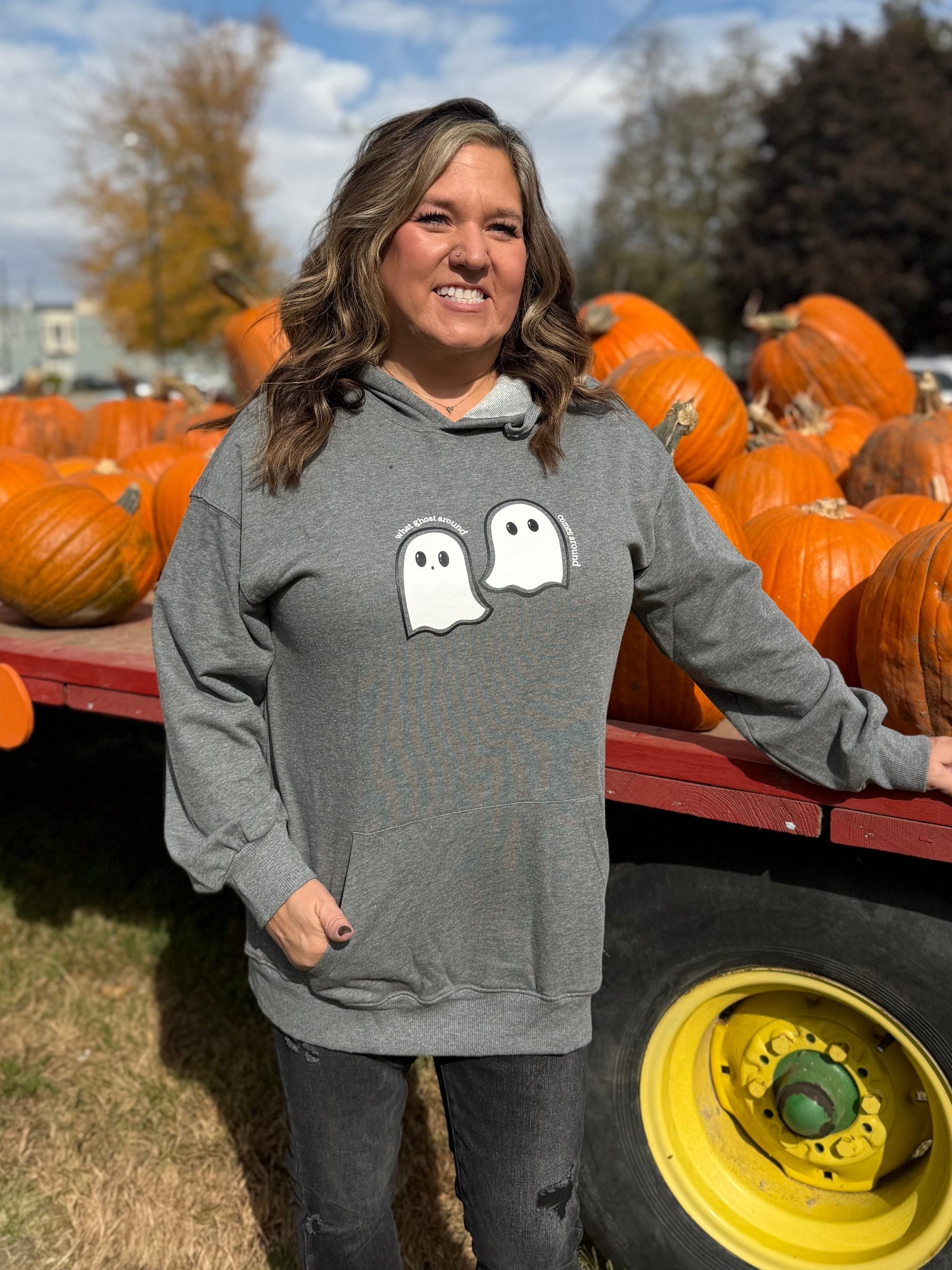 What Ghost Around Comes Around Hooded Sweatshirt