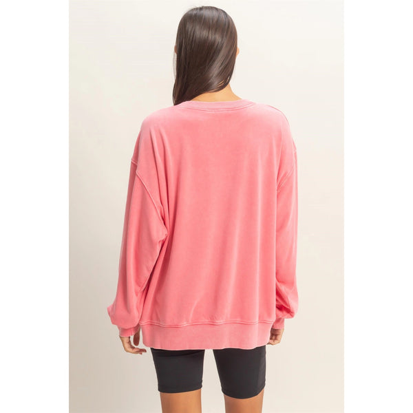 Pink Sands Mineral Washed Sweatshirt