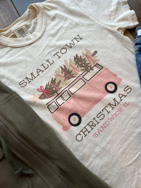 Sandwich Small Town Christmas Graphic Tee