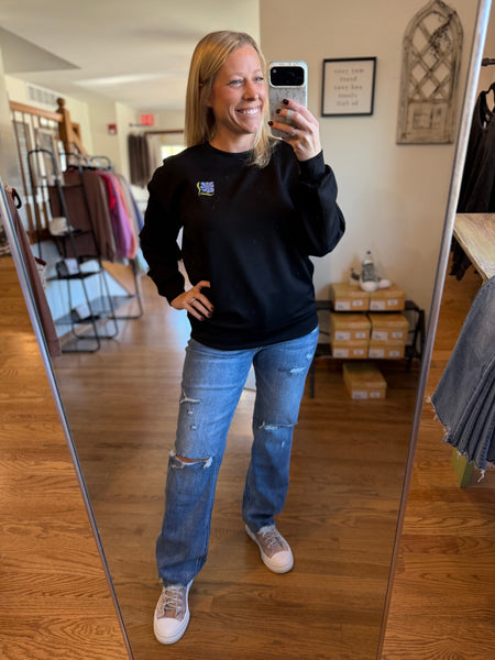 "Do Not Worry" Graphic Scuba Pullover