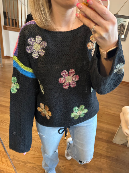 Daisy Open Knit Sweater