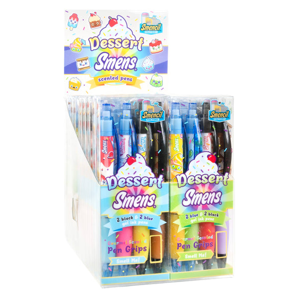 Dessert Smens Scented Grip Pens - Set of 4