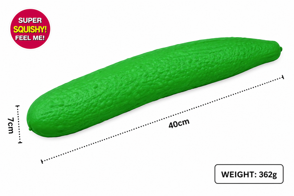 Giant Squeezy Squishy Pickle Sensory Toy