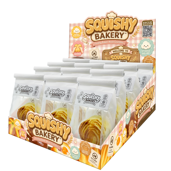 Fun Doh Squishy Bakery Slow Rise Bread Variety