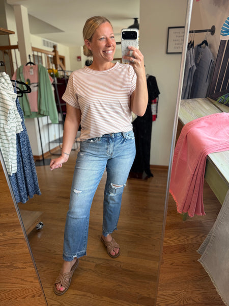 Lovervet High-Rise Cropped Straight Jeans