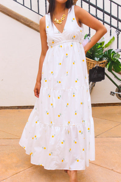 Ivory Daffodil Maxi Dress