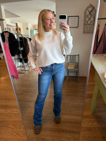 Heather Grey Scuba Crewneck