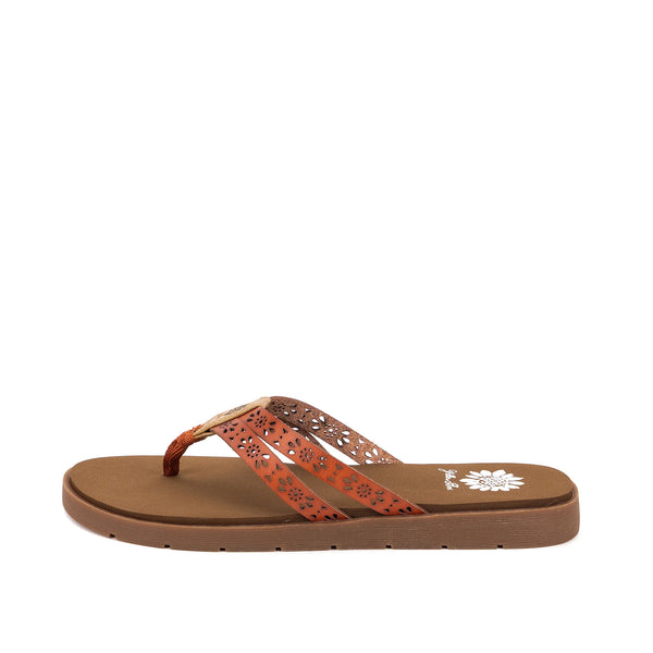 Yellow Box Tan Fralin Flip Flops