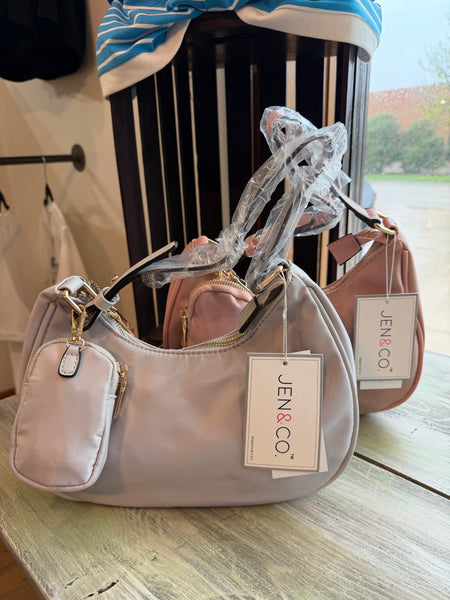 Jada Nylon Shoulder Bag With Coin Purse