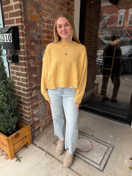 Marigold Tie Back Sweater