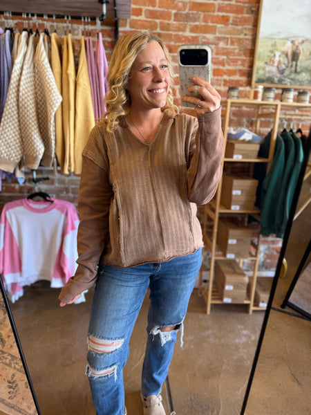 Chocolate Hooded Pullover