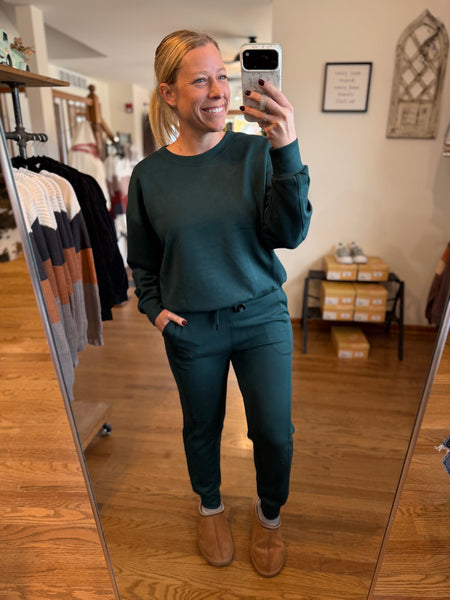 Evergreen Scuba Crewneck