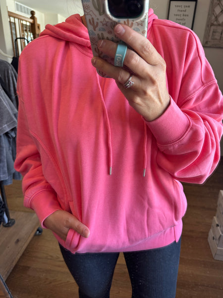 Taffy Pink Hooded Sweatshirt