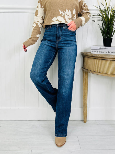 Judy Blue Tummy Control Straight Leg Jeans