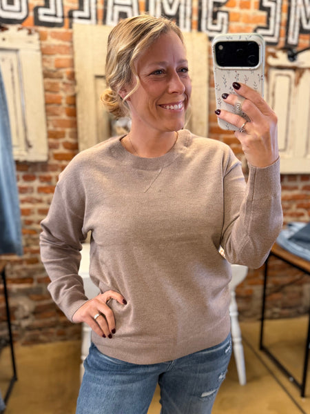 Mocha Pullover Sweater