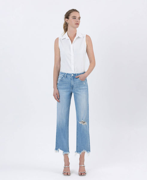 Lovervet Cropped Slim Wide Jeans