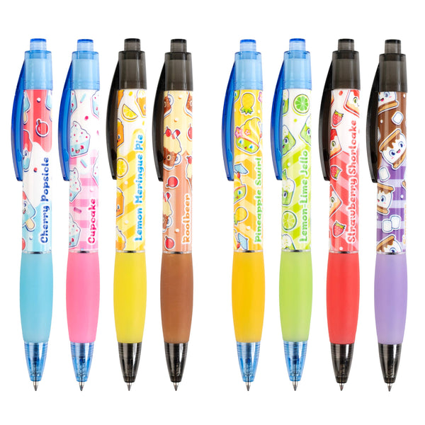 Dessert Smens Scented Grip Pens - Set of 4