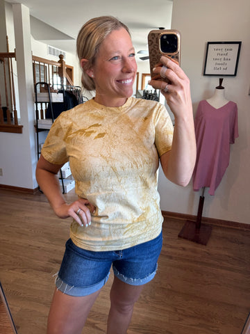 Color Blast Tee in Citrine