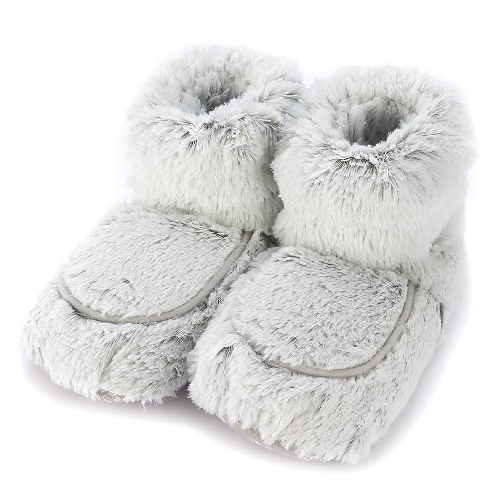 Gray Marshmallow Warmies Booties
