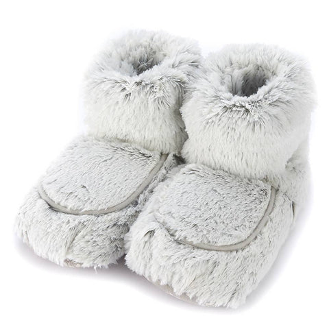 Gray Marshmallow Warmies Booties