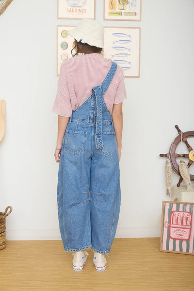 Dusty Pink Mineral Wash Short Sleeve Knit Top