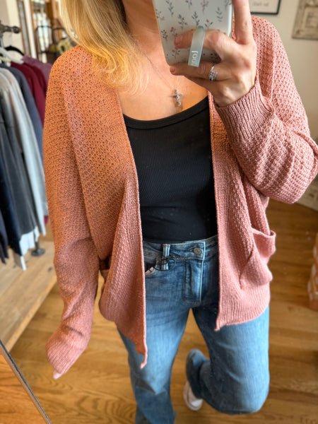 Clay Kimono Crochet Cardigan