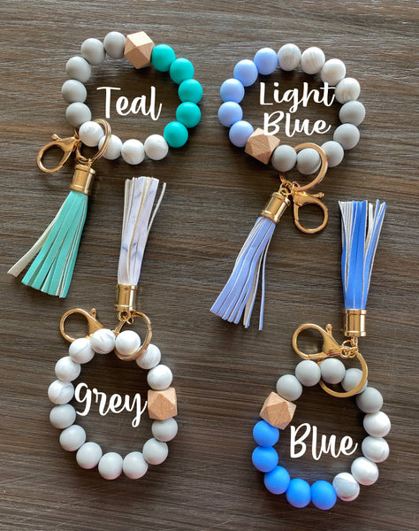 Silicone Bead Keychain - More Colors!