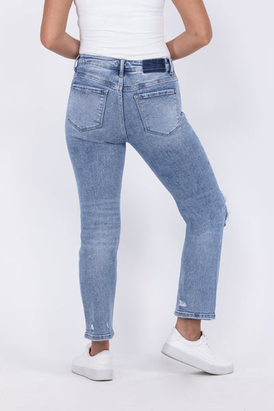 Lovervet Danni High-Rise Slim Straight Jeans