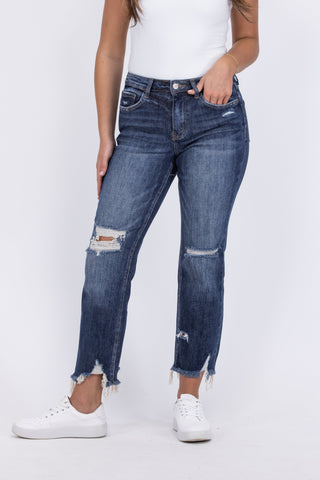 Lovervet Adelaide High-Rise Crop Straight Jeans