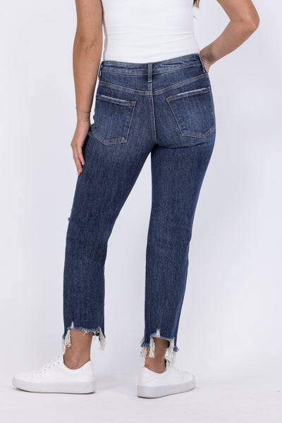 Lovervet Adelaide High-Rise Crop Straight Jeans