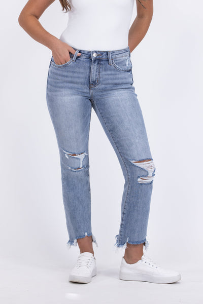 Lovervet Danni High-Rise Slim Straight Jeans