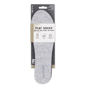 Flat Socks - Heather Gray