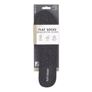 Flat Socks - Dark Heather Gray