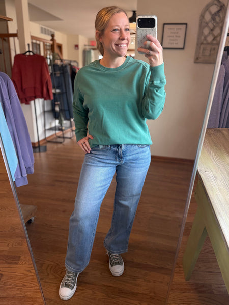 Judy Blue PETITE Tummy Control Straight Jeans