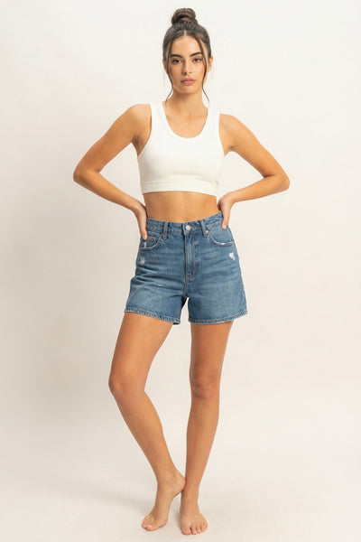 Marshmallow Cropped Tank Top