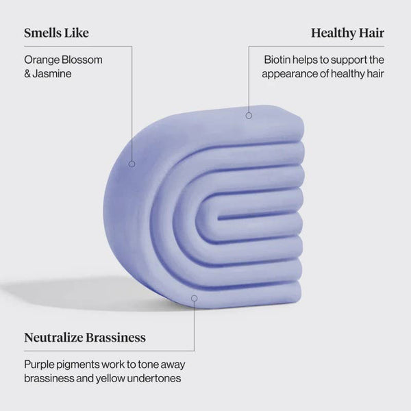Kitsch Purple Toning Shampoo & Conditioner Bar Combo for Color-Treated & Grey Hair