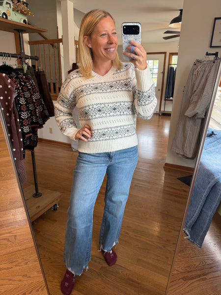 Nordic Snow Knit Sweater