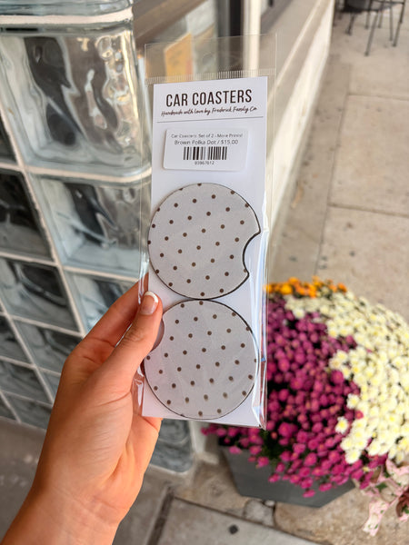 Car Coasters: Set of 2 - More Prints!