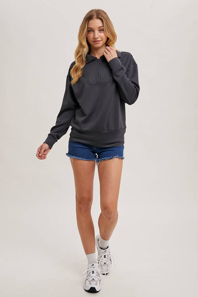 Ash Half Zip Sweater