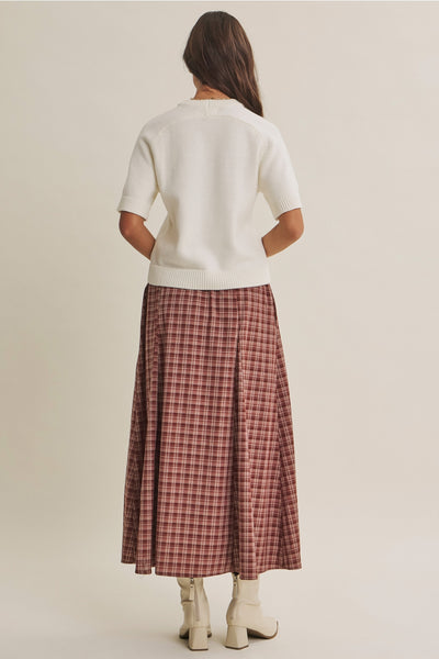 Ivory Soft Essentials Short Sleeve Sweater
